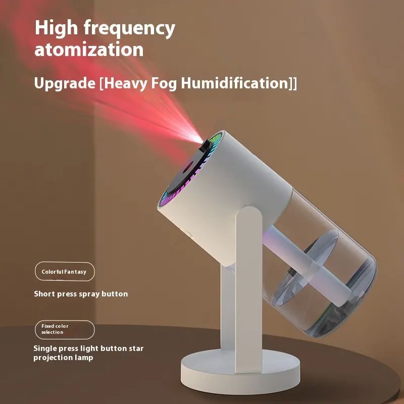 Romantic Starry Sky Lamp Humidifiers Aroma Diffuser For Room Usb Electric Mini Air Cooler Cotton Filter Diffuser Ultrasonic Air Humidifier Essential Oil Diffuser Car Purifier Aroma Anion Mist Maker