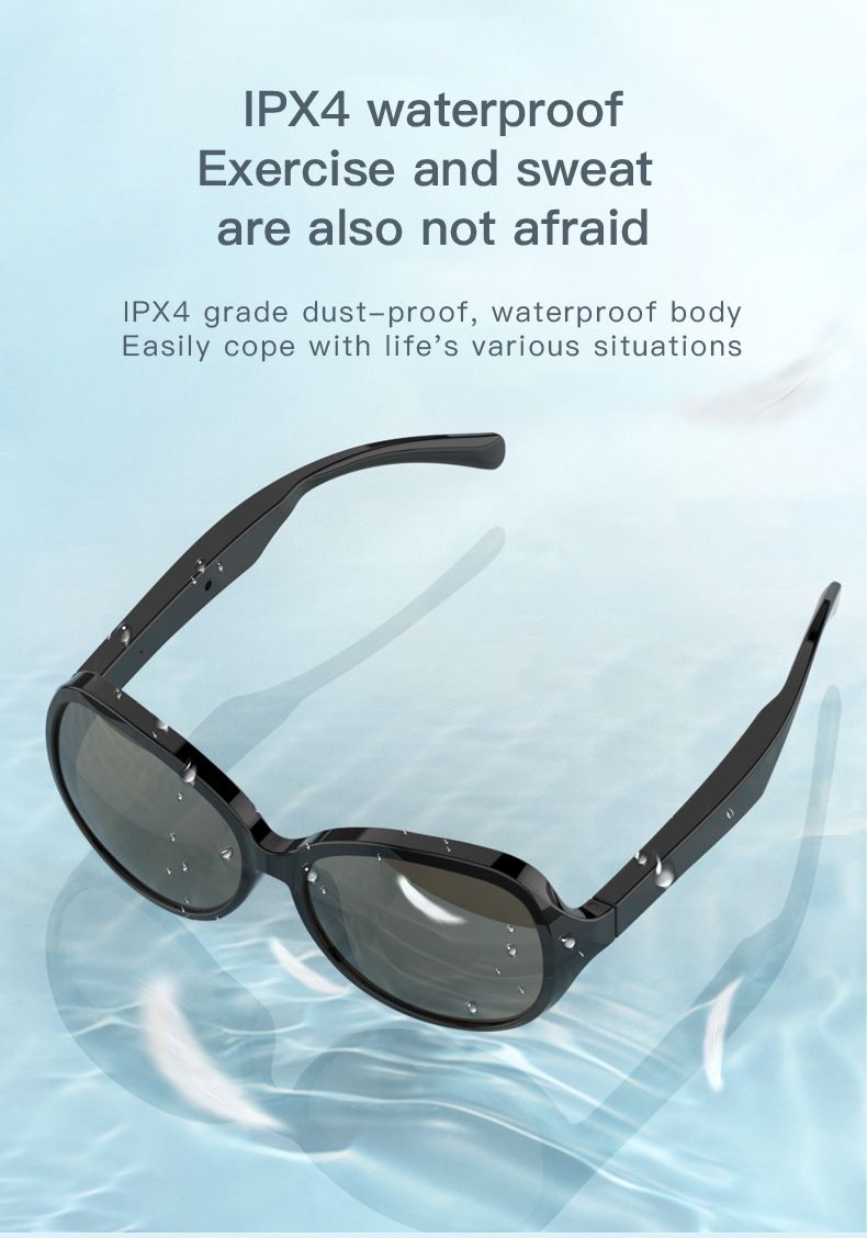 2025 New Smart Glasses Men Women bluetooth wireless sunglasses Touch wireless headphone smart sunglasses anti-glare TWS Anti-Blu-ray Stereo music player headset
