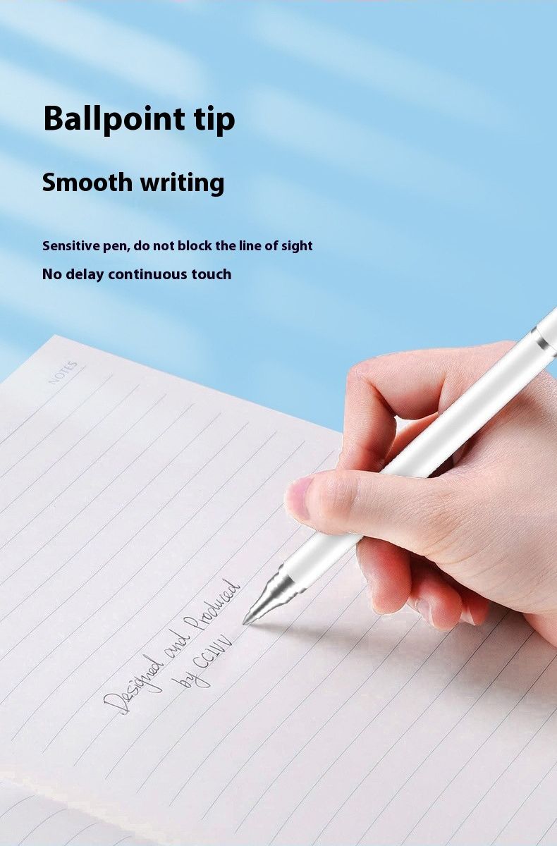 Dual-use three-in-one capacitive pen disc stylus mobile phone tablet universal stylus