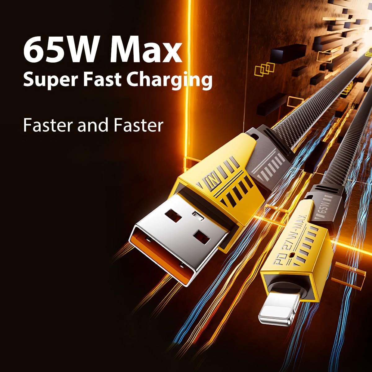 Four-in-one fast charging data cable suitable for Apple, Huawei, Xiaomi charging cable and car data cable