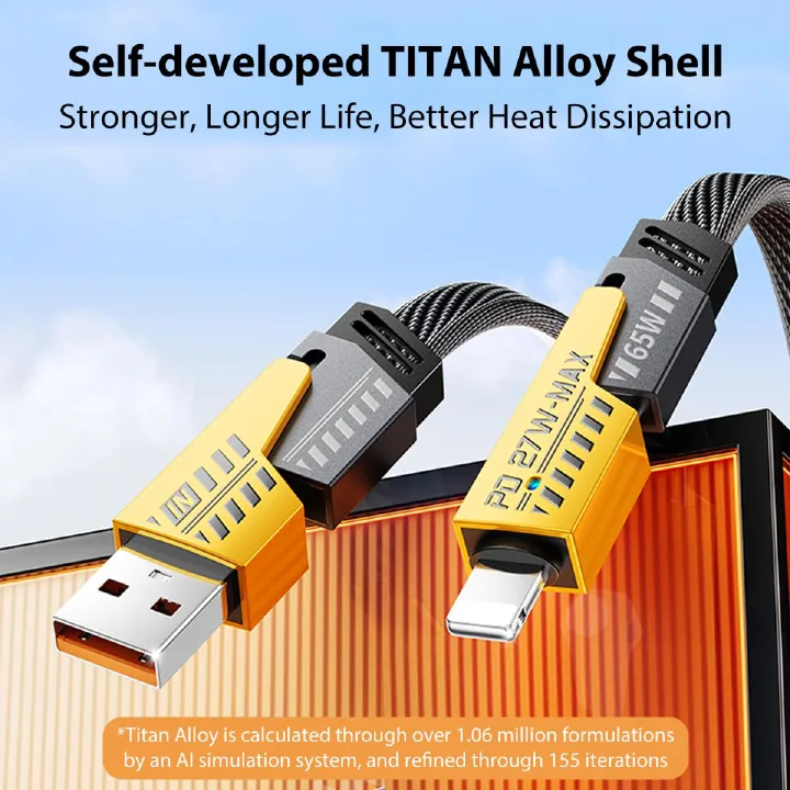Four-in-one fast charging data cable suitable for Apple, Huawei, Xiaomi charging cable and car data cable
