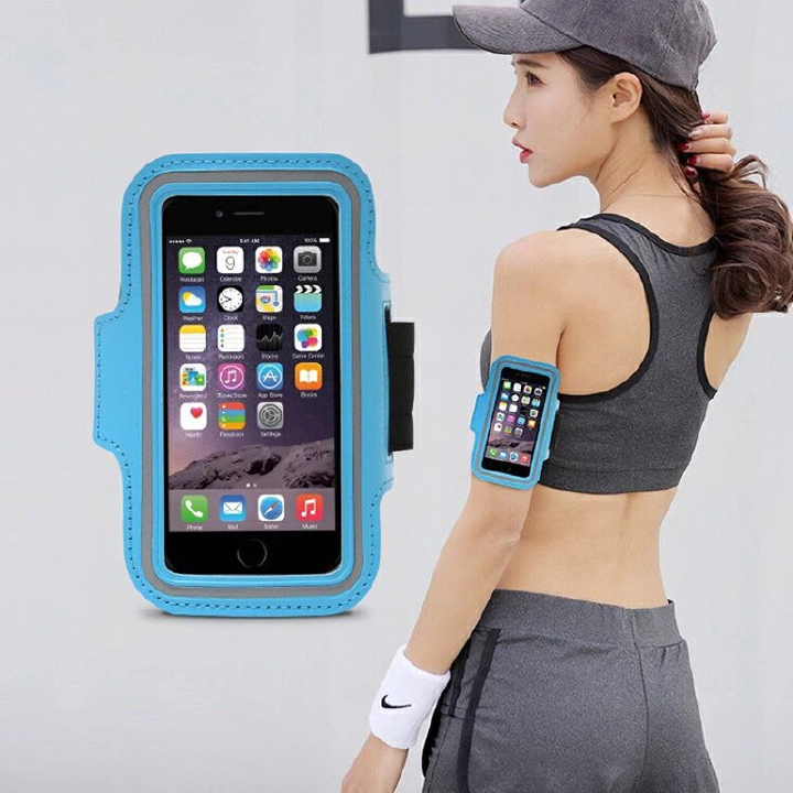 Universal 6.5'' Sports Running Fitness Cycling Waterproof Arm Band Mobile Phone Bag Case Cover Holder Transparent Mobile Phone Storage Bag Mobile Accessories Available For All Mobile Phones
