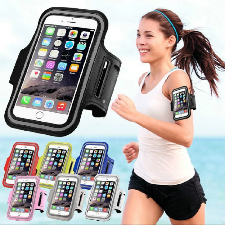 Universal 6.5'' Sports Running Fitness Cycling Waterproof Arm Band Mobile Phone Bag Case Cover Holder Transparent Mobile Phone Storage Bag Mobile Accessories Available For All Mobile Phones