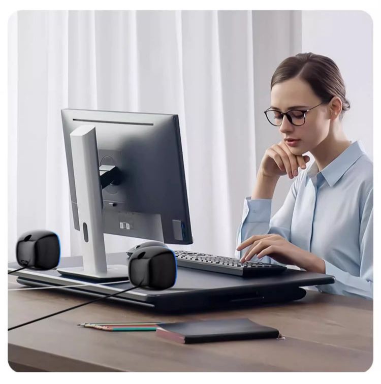 2025 New Computer Speaker Audio Desktop Home Subwoofer Small Speaker Wired USB Powered Multimedia Small Sound