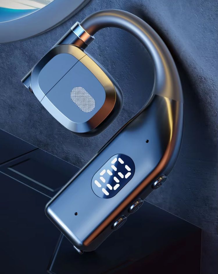 Bluetooth Earphone New Universal For Left And Right Ears Bluetooth Earpods Wireless Super Long Battery Life Single Ear Open Non-In-Ear Rotating OWS Ear Hook Mobile Accessories for iOS Android Phones