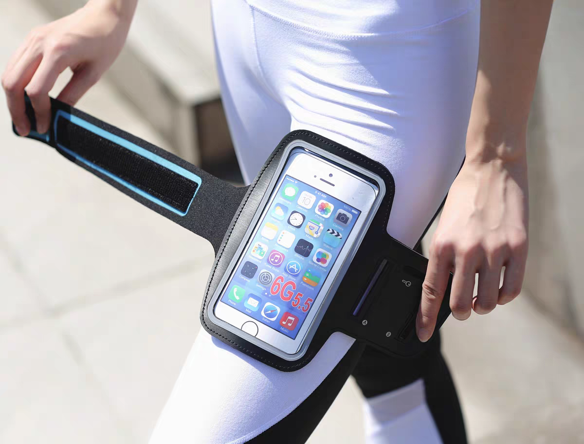 Universal 6.5'' Sports Running Fitness Cycling Waterproof Arm Band Mobile Phone Bag Case Cover Holder Transparent Mobile Phone Storage Bag Mobile Accessories Available For All Mobile Phones