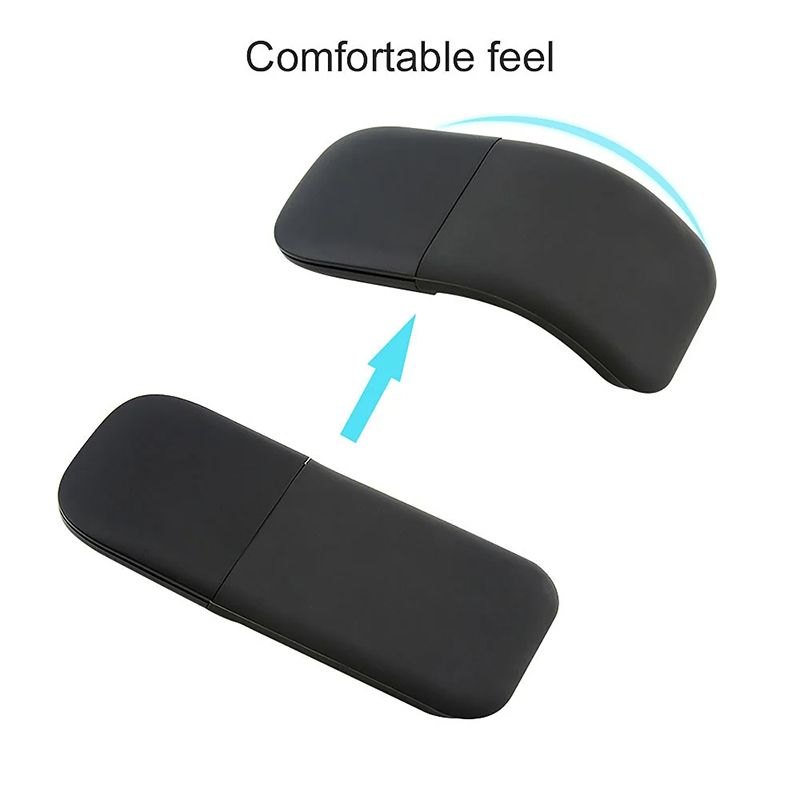 Bluetooth Folding Wireless Mouse Foldable Arc Touch Mini Mice Ergonomic Utra Thin Silent Gamer Mause For Microsoft Laptop PC Mac