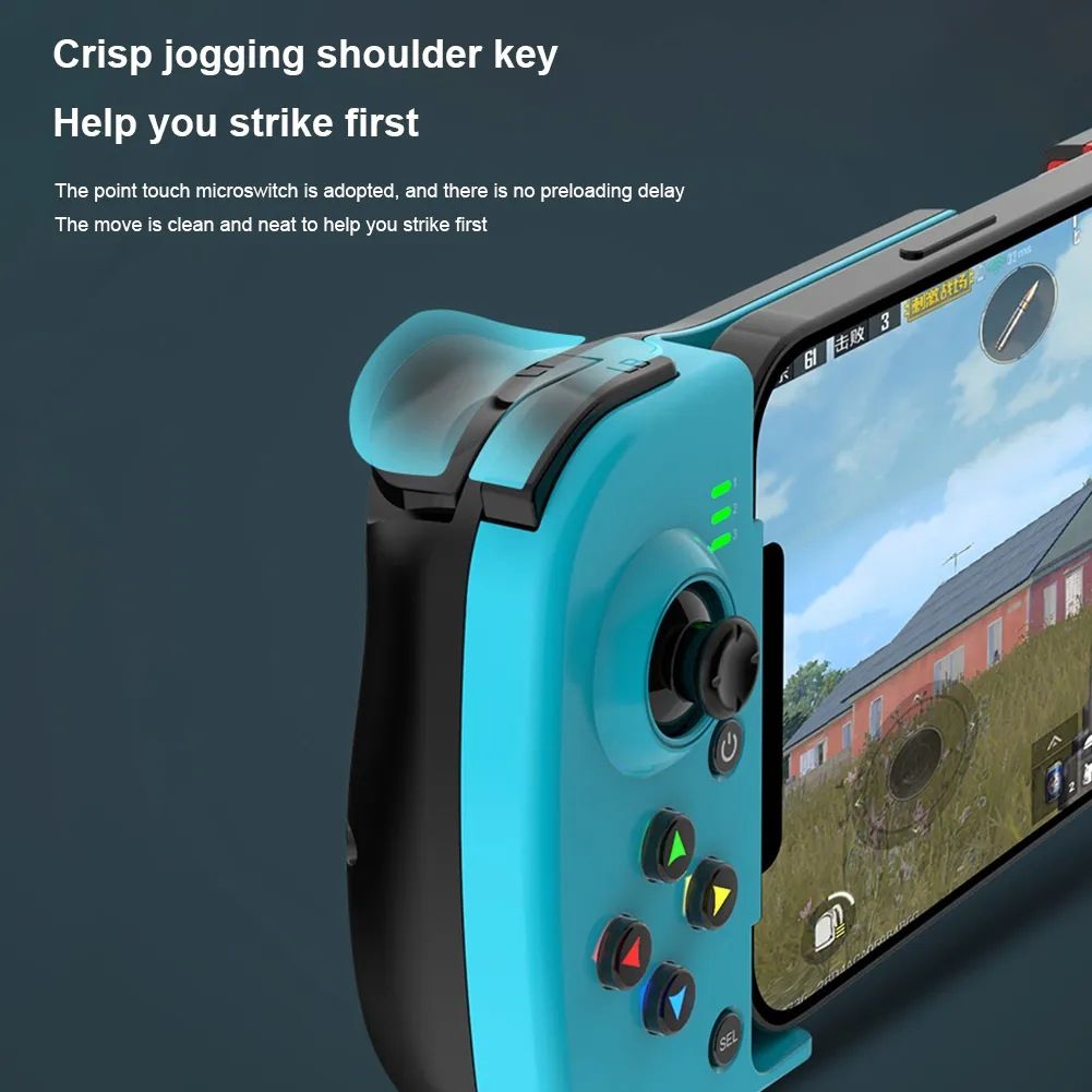 D3 Wireless BT 5.0 Stretchable Gamepad For Mobile Phone Android IOS Devices Retractable Joystick for PC Video Game Controller