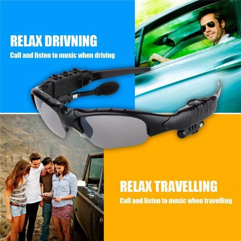 Outdoor Bluetooth sunglasses wireless headphones sports hands-free Bluetooth headset for iOS Android phones Sports sunglasses