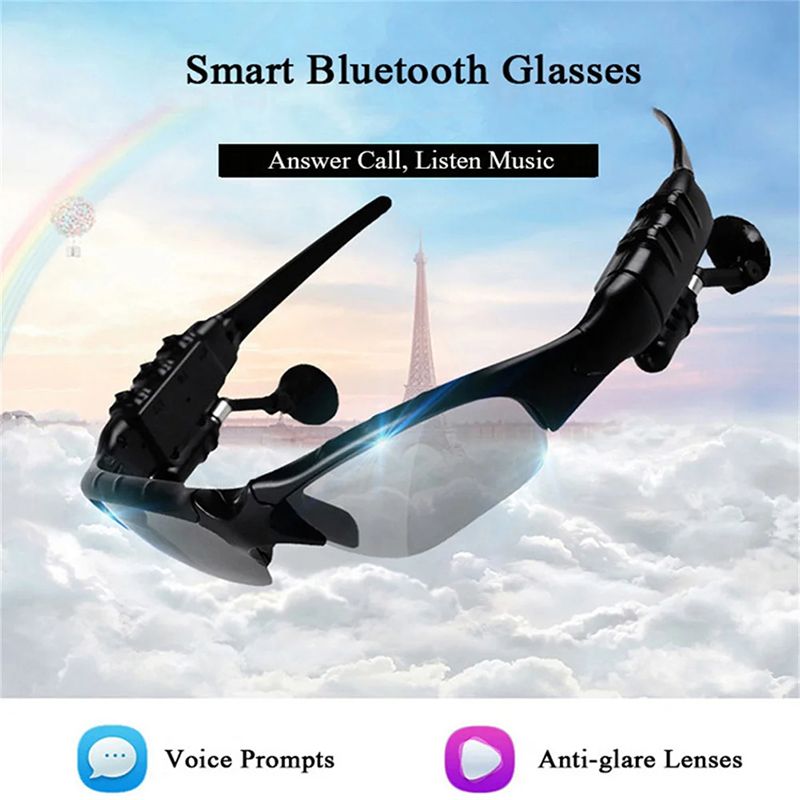 Outdoor Bluetooth sunglasses wireless headphones sports hands-free Bluetooth headset for iOS Android phones Sports sunglasses