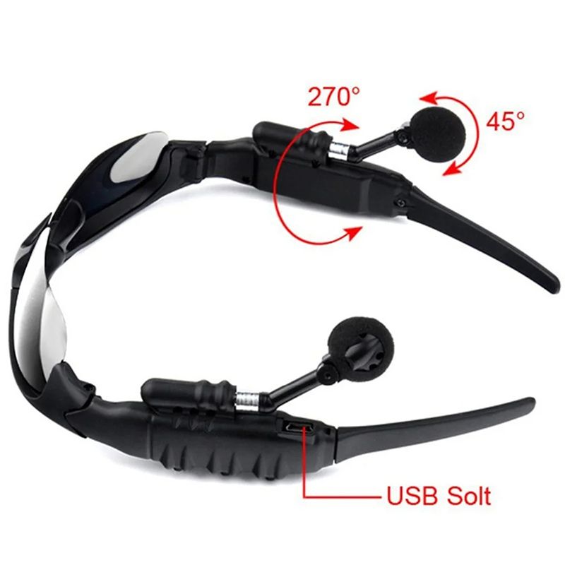 Outdoor Bluetooth sunglasses wireless headphones sports hands-free Bluetooth headset for iOS Android phones Sports sunglasses