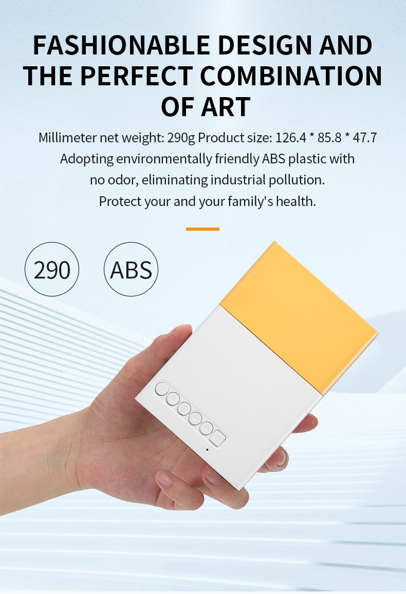 YG300 Mini Mobile HD Projector Portable Home Theater Projector with USB HD Video 1080p Smart Projector