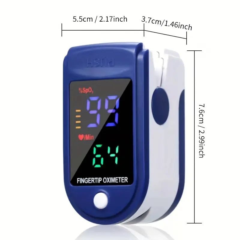 Household Medical Device Blood Oxygen Machine LED LCD Display LK87 Fingertip Pulse Oximeter For Heart Rate Measure
