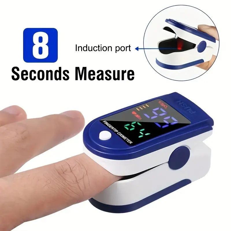 Household Medical Device Blood Oxygen Machine LED LCD Display LK87 Fingertip Pulse Oximeter For Heart Rate Measure
