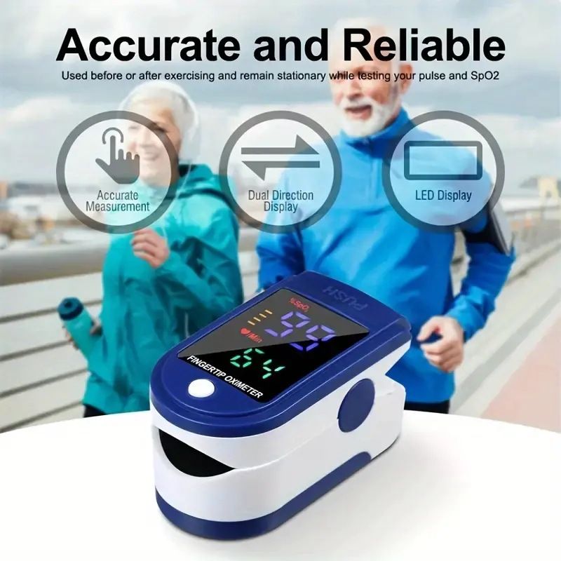 Household Medical Device Blood Oxygen Machine LED LCD Display LK87 Fingertip Pulse Oximeter For Heart Rate Measure