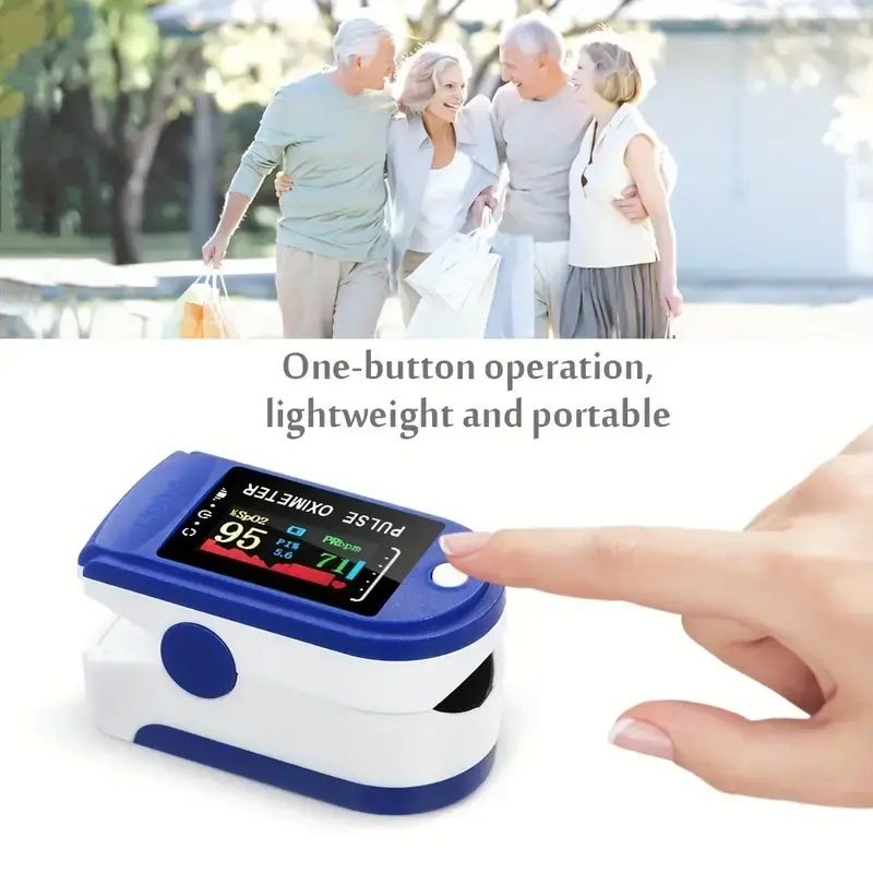 Household Medical Device Blood Oxygen Machine LED LCD Display LK87 Fingertip Pulse Oximeter For Heart Rate Measure