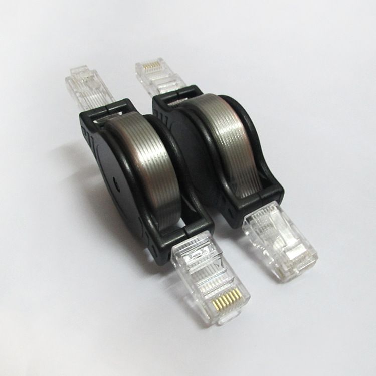 High-Speed Network Connection Cable Broadband Cable Portable Laptop Retractable Network Cables Interconnects Computer Lan Cable, Router Cable, Modem Cable,Computer Accessories Peripherals