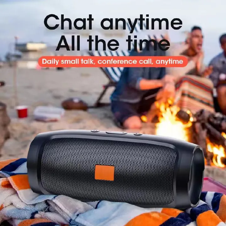 Portable BT Speakers with Double Subwoofer Heavy Bass Wireless Speaker for Outdoor Travel
