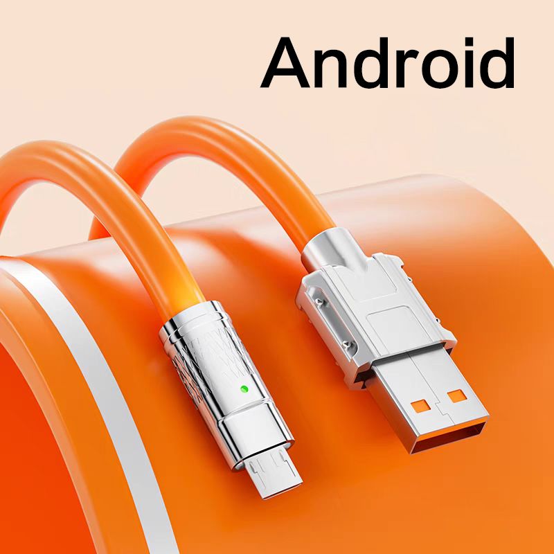 Charger cables Fast charging data cables Max120W 2.4A Charging Cable/ 3 specifications to choose from 【3-in-1 charging cables】【 Type-C charging cables】【Android charging cables】
