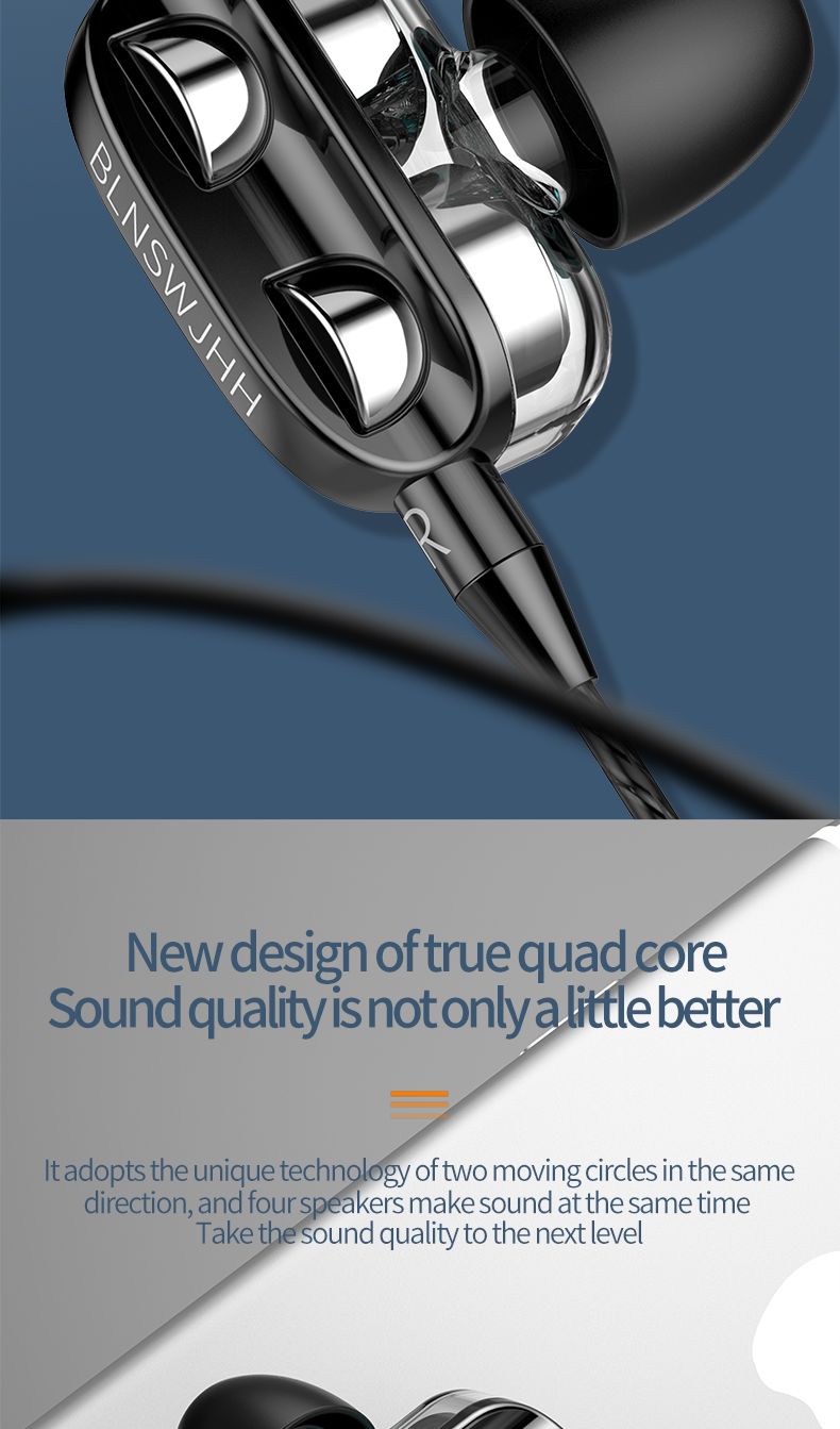 Type-C Wired Earphones 2025 New in-ear earphones  3.5mm Wired Stereo Earbuds gaming headphones with microphone