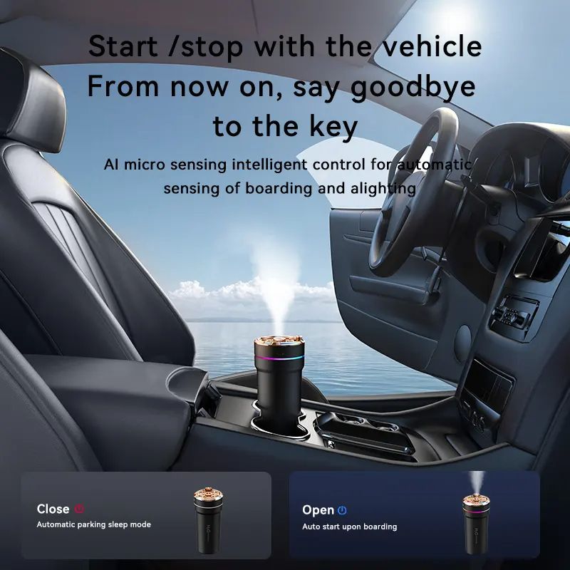 New Humidifier Mini USB Portable Desktop Bedroom Starry Sky Projector Lamp Car Humidifier