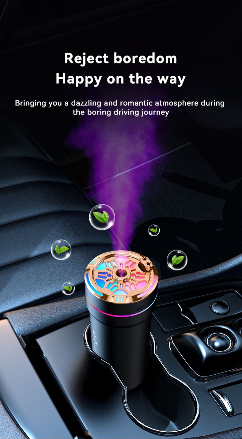 New Humidifier Mini USB Portable Desktop Bedroom Starry Sky Projector Lamp Car Humidifier