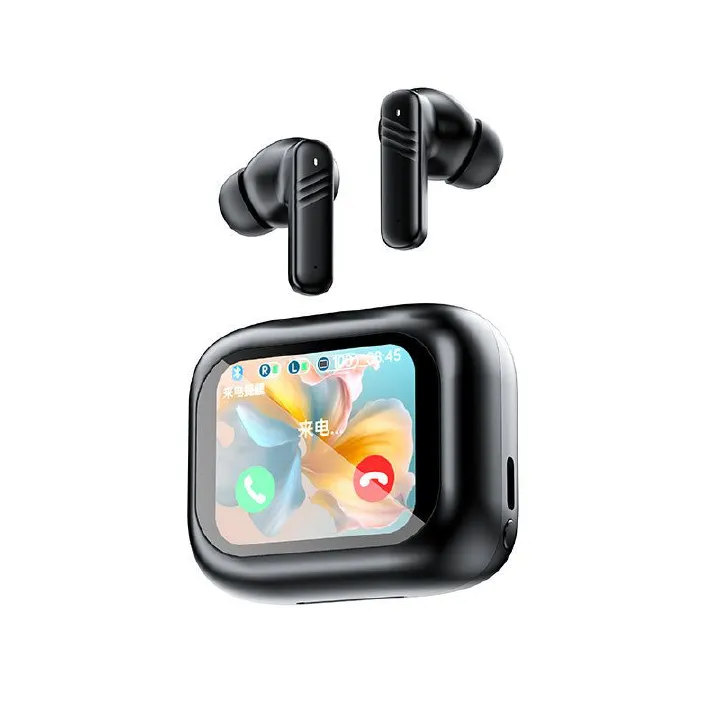 Wireless Bluetooth EarpodsTWS Wireless Translation Noise Cancelling Earbuds with Screen Online Translation 144 Languages ​​Headphones