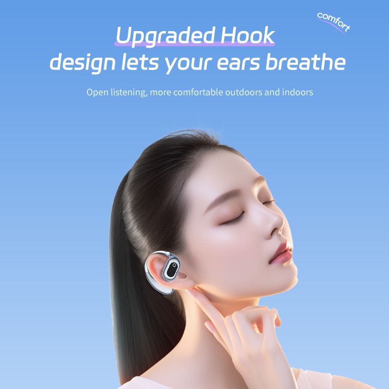 XG99 OWS air conduction earhook sports Bluetooth Earpods V5.4 binaural HD call true wireless sports earphones with lanyard