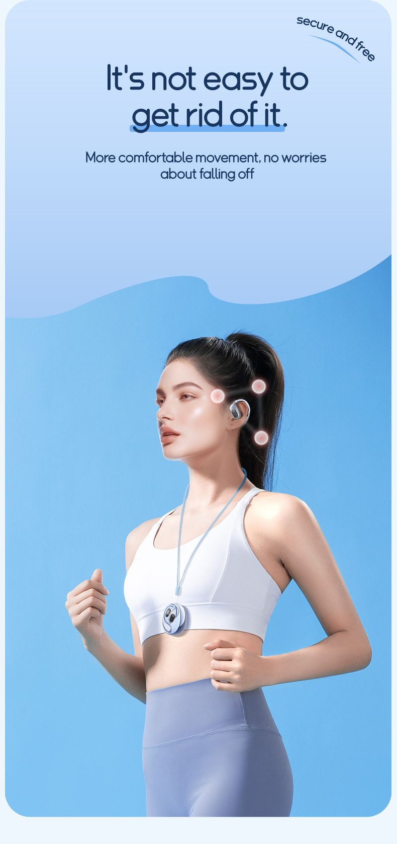 XG99 OWS air conduction earhook sports Bluetooth Earpods V5.4 binaural HD call true wireless sports earphones with lanyard
