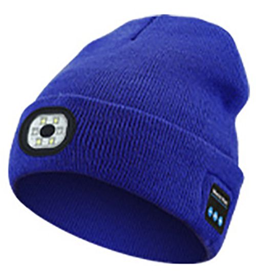 Winter Sports Warm Bluetooth 5.0 Wireless Headphone Music Hat Beanie Cap Unisex Bluetooth Led Music Beanie Hat With Light