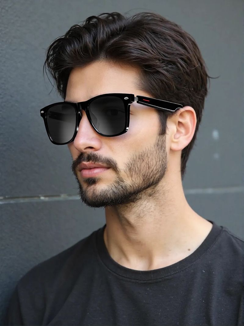 Men/Women's smart AI translation Bluetooth glasses 100+ language AI smart conversation voice glasses Listen to music and make phone calls smart glasses
