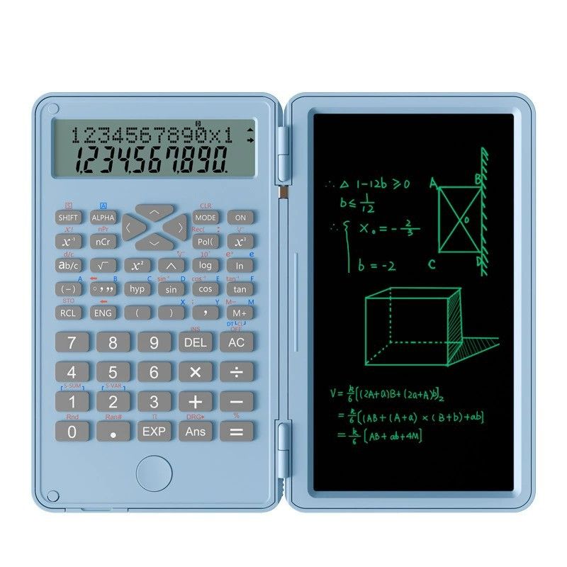 Portable scientific calculator school office stationery multifunctional stationery scientific function computer writing board children's drawing board
