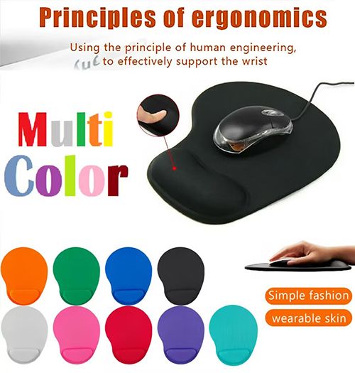 Wrist mouse pad laptop sponge wrist pad comfortable and lightweight foam mouse pad game computer desk pad