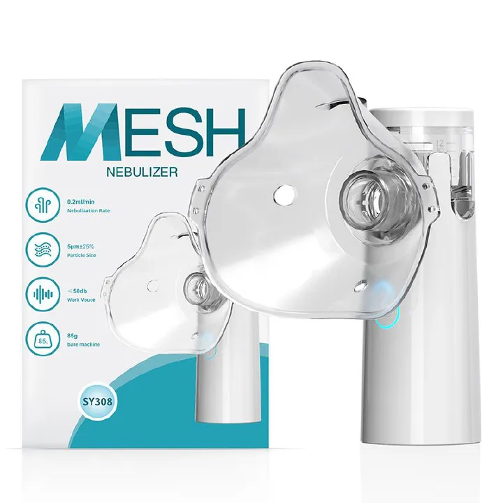 Home Nebulizer Medical Mesh Nebulizer Portable Inhaler Adult Children Handheld Mini Silent Steam Nasal Humidifier Inhaler Tool Nebulizer Asthma