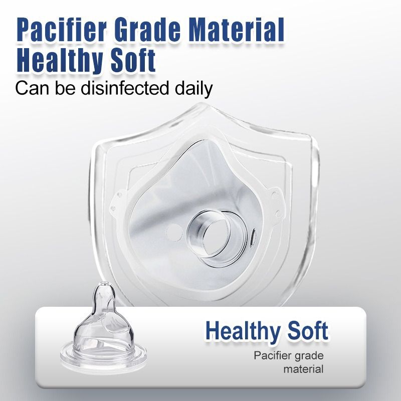 New Medical Mesh Nebulizer Portable Inhaler Children Adult Handheld Mini Silent Steam Nasal Humidifier Pediatric Cold Cough Asthma Nebulizer Health Medical Supplies Health Care Medical Equipment