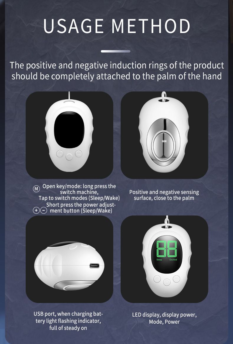 Sleep Aid Device Hand-held Micro-current Intelligent Relieve Anxiety Depression Fast Sleep Instrument Insomnia Sleeper Massager