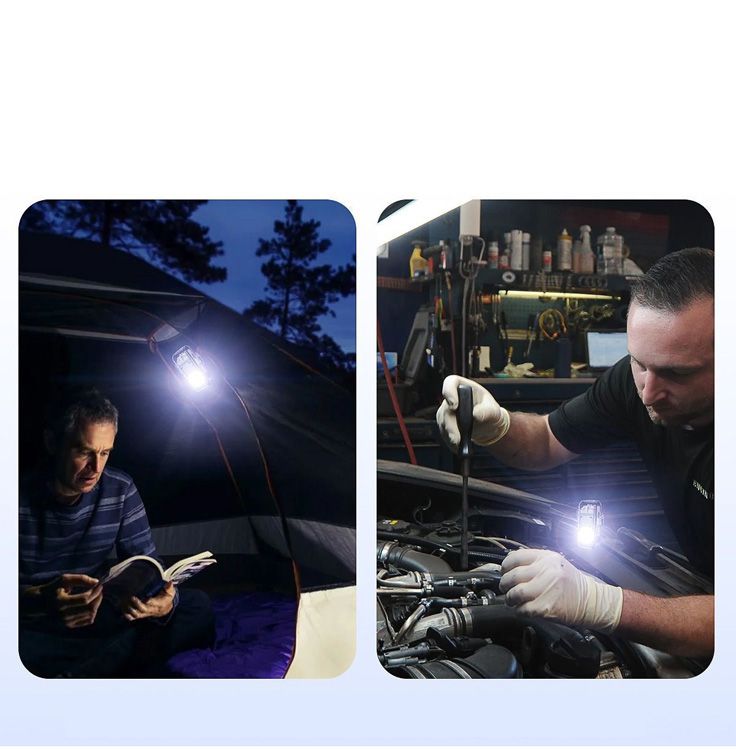 Multifunctional USB Rechargeable Lighters Portable Lighting Lighter Super Bright Flashlights Outdoor Camping Lighting Waterproof Lighter Emergency Work Lights Super Long Battery Life