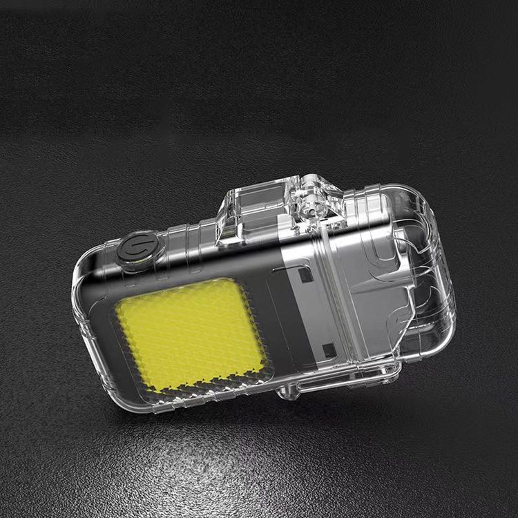 Multifunctional USB Rechargeable Lighters Portable Lighting Lighter Super Bright Flashlights Outdoor Camping Lighting Waterproof Lighter Emergency Work Lights Super Long Battery Life