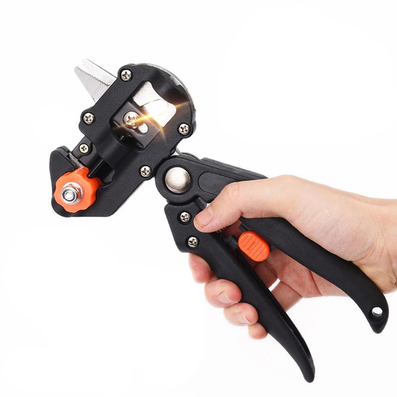 Multifunctional gardening tool scissors professional grafting tool set with grafting device greening pruning shears seedling grafting machine grafting tool fruit tree grafting machine