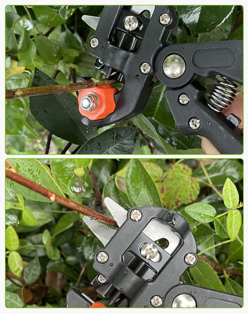 Multifunctional gardening tool scissors professional grafting tool set with grafting device greening pruning shears seedling grafting machine grafting tool fruit tree grafting machine
