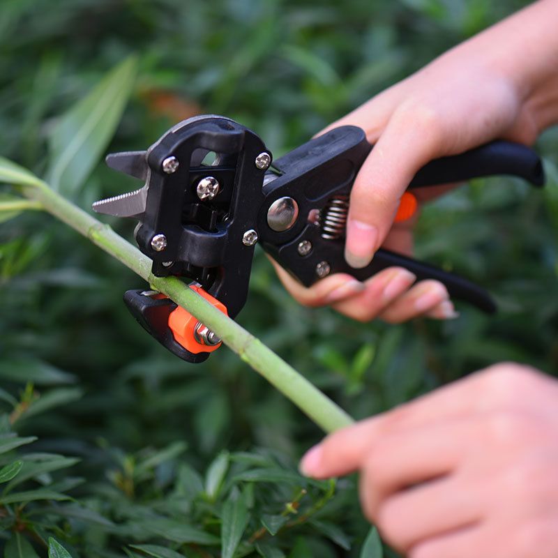 Multifunctional gardening tool scissors professional grafting tool set with grafting device greening pruning shears seedling grafting machine grafting tool fruit tree grafting machine
