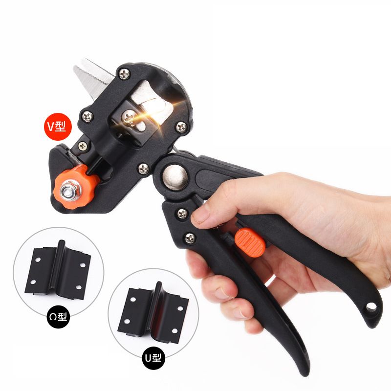 Multifunctional gardening tool scissors professional grafting tool set with grafting device greening pruning shears seedling grafting machine grafting tool fruit tree grafting machine
