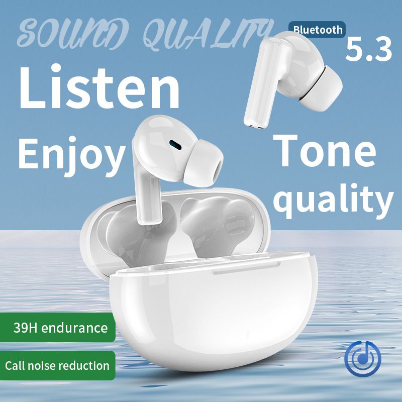 NewTWS Bluetooth Earpods Earphone Headphones Sport Eraphones 5.3 Wireless Eraphones Erapods Sport Earbuds pro Headset pods Bluetooth Earphones For All Smartphone Mobile phones Table Ear