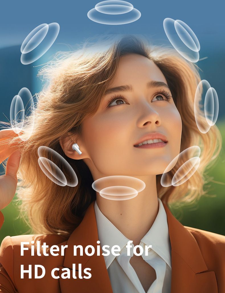 NewTWS Bluetooth Earpods Earphone Headphones Sport Eraphones 5.3 Wireless Eraphones Erapods Sport Earbuds pro Headset pods Bluetooth Earphones For All Smartphone Mobile phones Table Ear