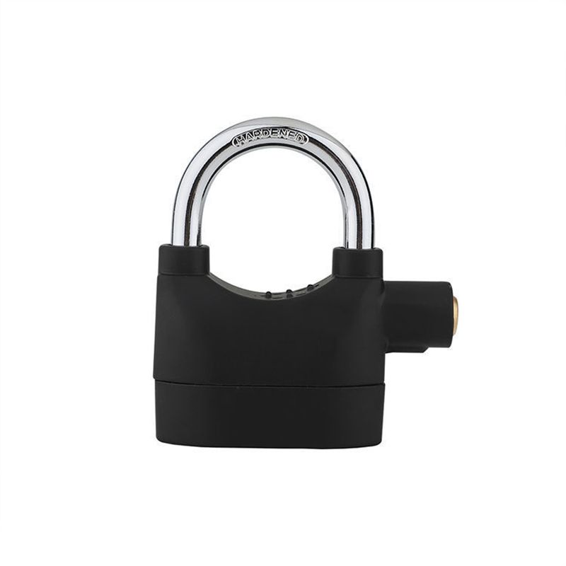 Anti-theft lock alarm lock household sensor induction alarm aluminum alloy padlock warehouse door lock bicycle motorcycle disc brake lock padlock outdoor door loud volume padlock hardware accessories