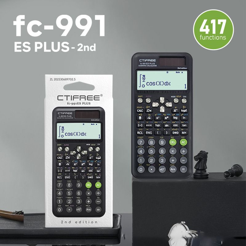 Scientific Calculator with 417 FunctionsFunction calculator complex equation solver portable scientific calculator school office stationery multifunctional stationery scientific tool