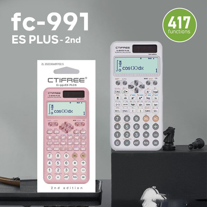 Scientific Calculator with 417 FunctionsFunction calculator complex equation solver portable scientific calculator school office stationery multifunctional stationery scientific tool