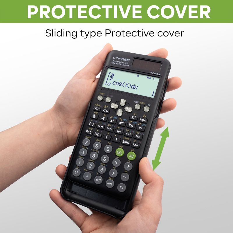 Scientific Calculator with 417 FunctionsFunction calculator complex equation solver portable scientific calculator school office stationery multifunctional stationery scientific tool