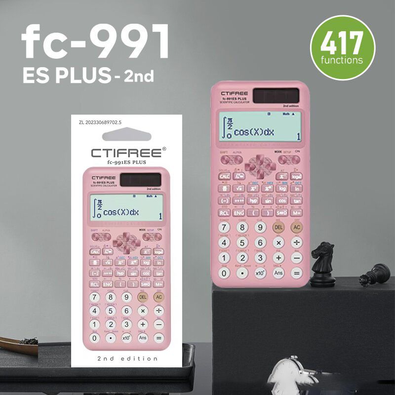 Scientific Calculator with 417 FunctionsFunction calculator complex equation solver portable scientific calculator school office stationery multifunctional stationery scientific tool