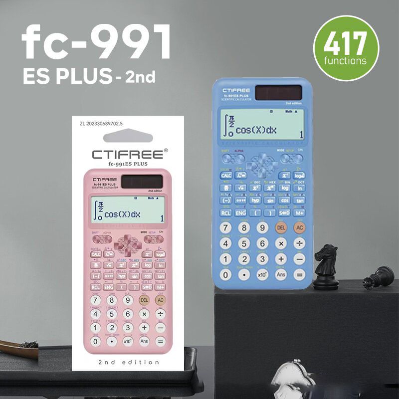 Scientific Calculator with 417 FunctionsFunction calculator complex equation solver portable scientific calculator school office stationery multifunctional stationery scientific tool